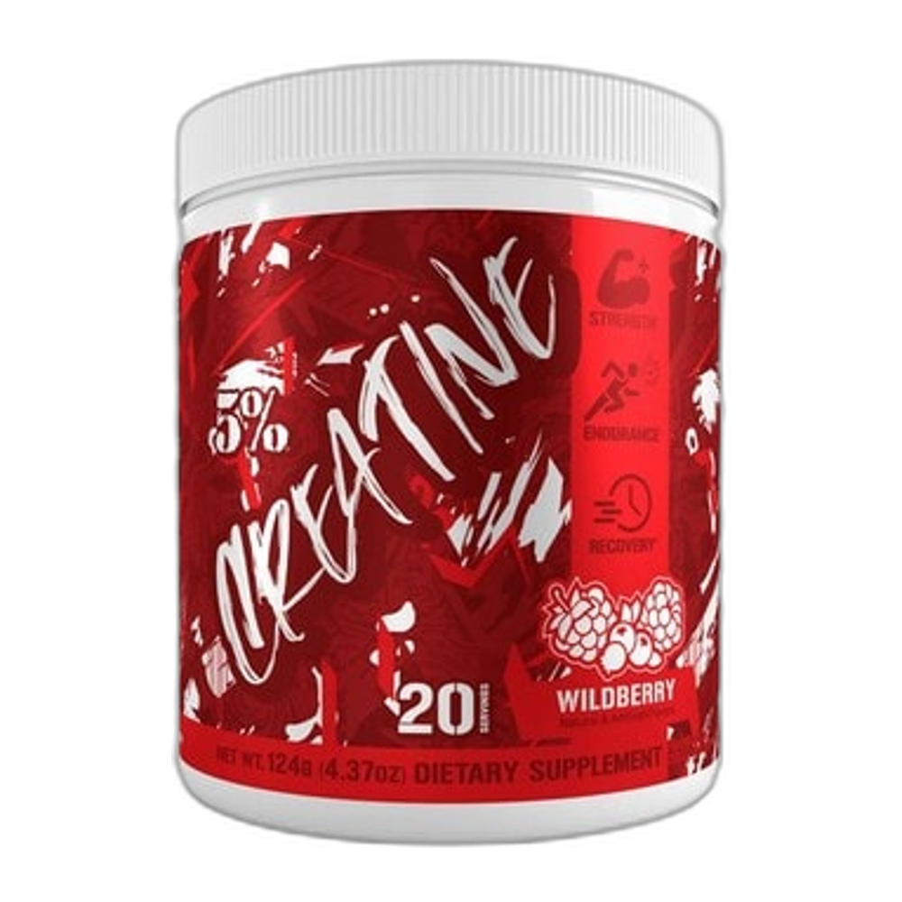 5% Nutrition Creatine - Code Red, Wildberry - 126g