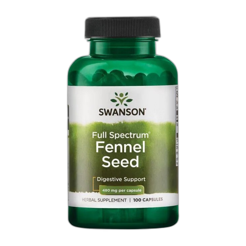 Swanson Full Spectrum Fennel Seed, 480mg - 100 caps