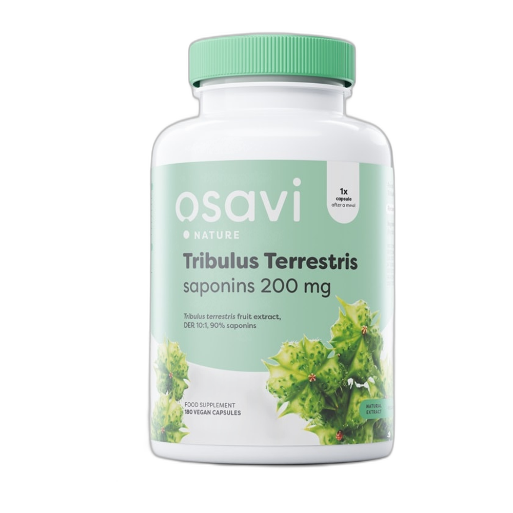 Osavi Tribulus Terrestris, Saponins 200mg - 180 vegan caps