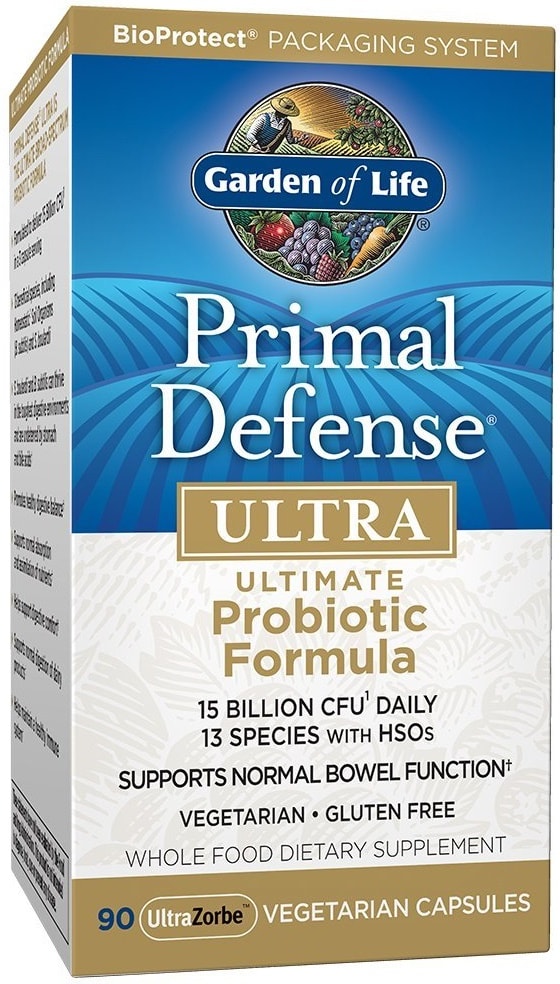 Garden of Life Primal Defense Ultra, Ultimate Probiotic Formula - 90 vcaps