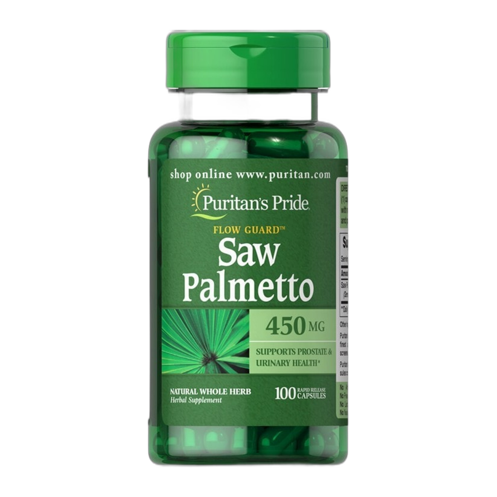 Puritan's Pride Saw Palmetto, 450mg - 100 caps