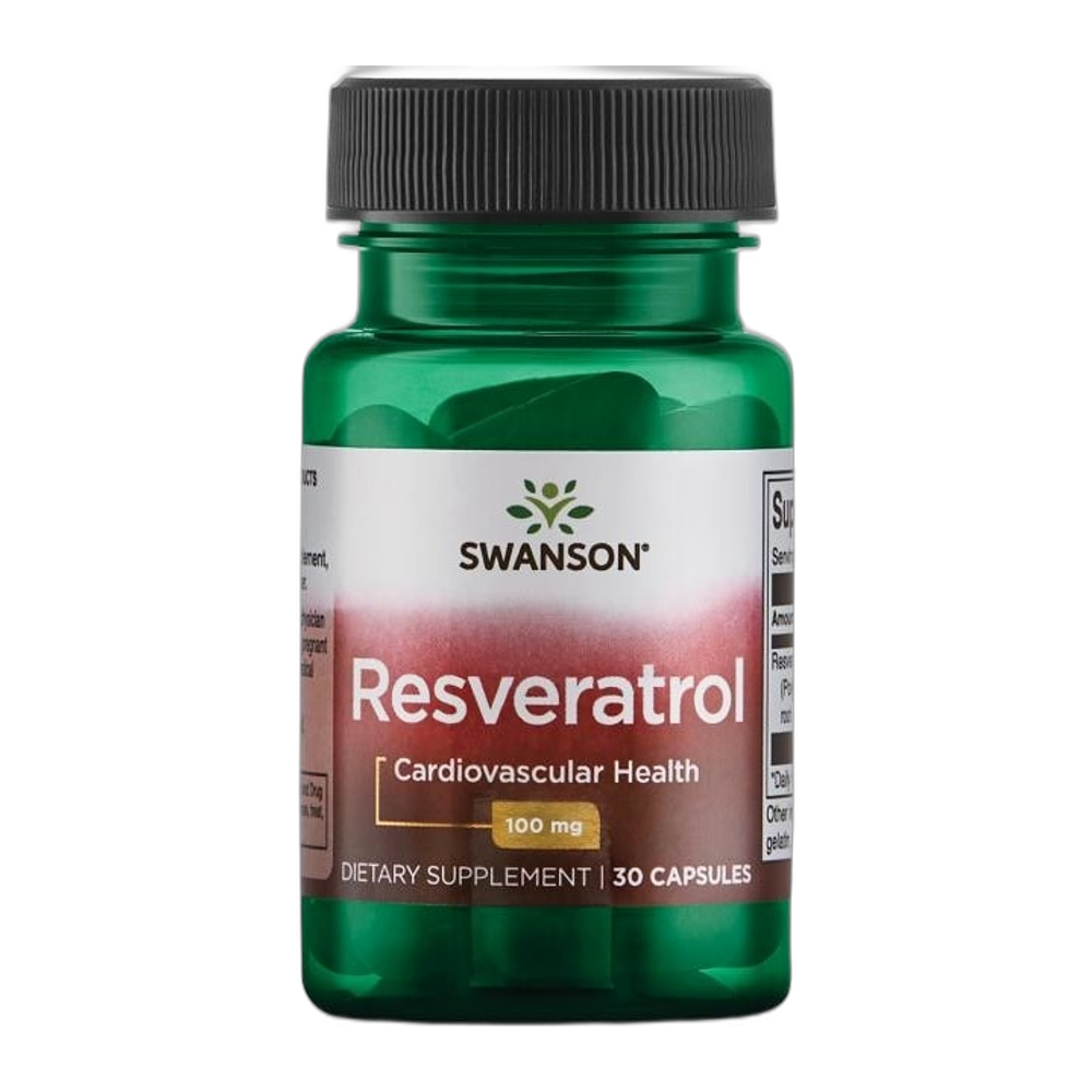Swanson Resveratrol, 100mg - 30 caps