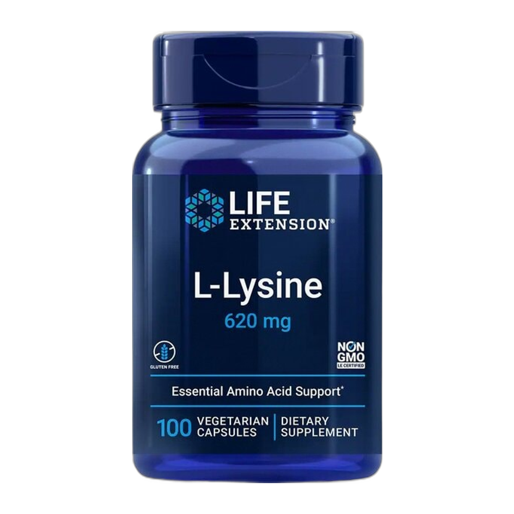 Life Extension L-Lysine, 620mg - 100 vcaps