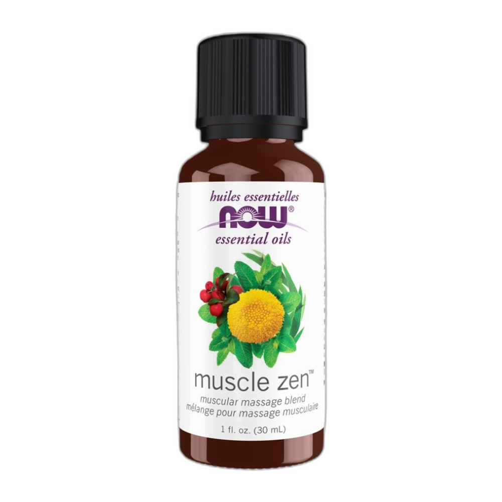 NOW Foods Essential Oil, Muscle Zen - 30 ml.
