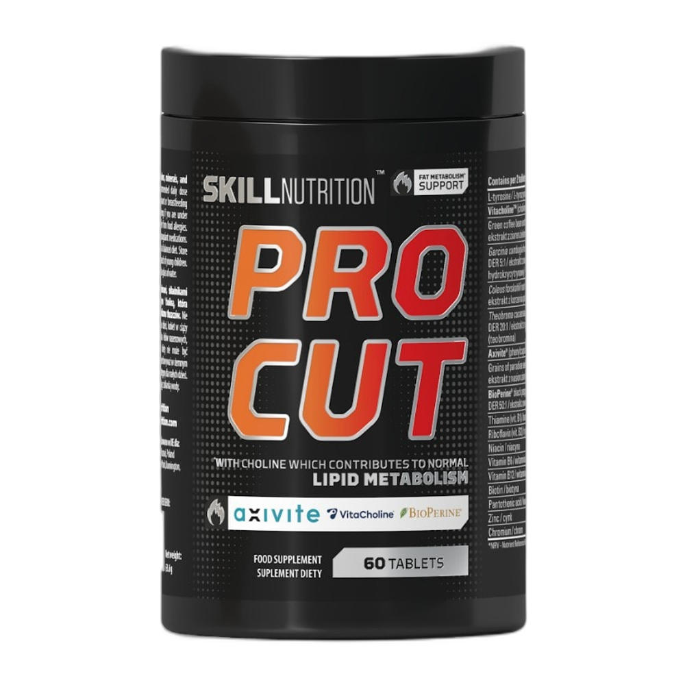 Skill Nutrition Pro Cut, Fat Metabolism Support - 60 tablets