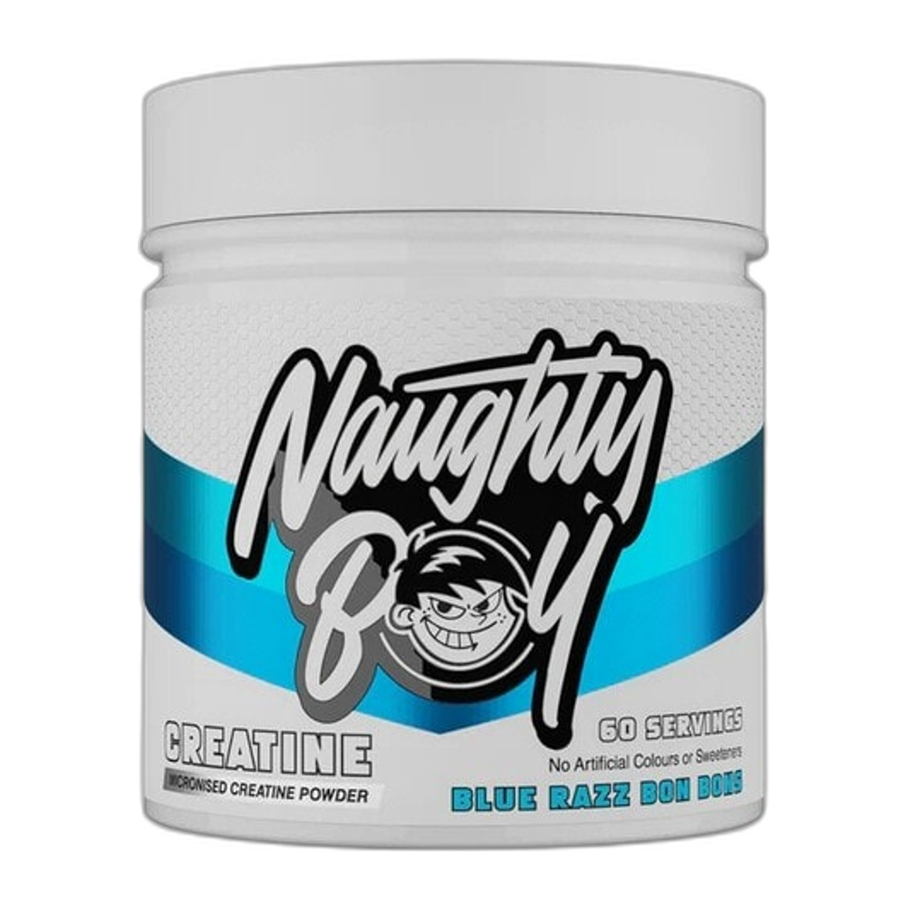 Naughty Boy Creatine, Blue Razz Bon Bons - 300g