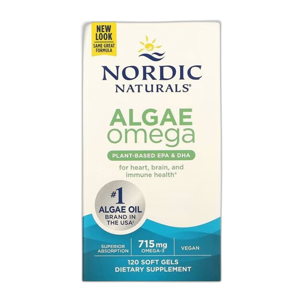 Nordic Naturals Algae Omega, 715mg Omega 3 - 120 softgels