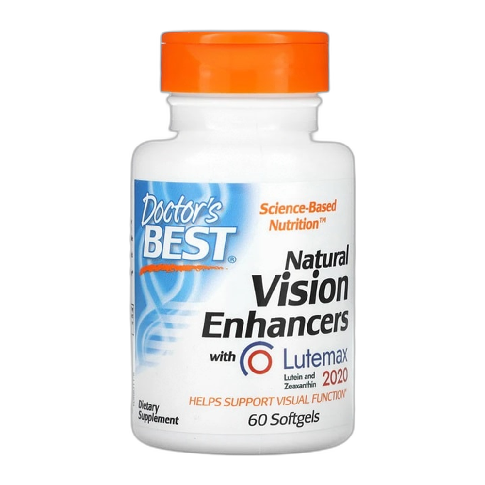 Doctor's Best Natural Vision Enhancers - 60 softgels