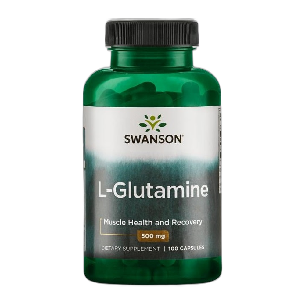 Swanson L-Glutamine, 500mg - 100 caps