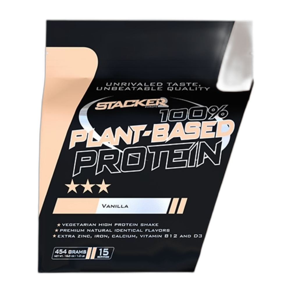Stacker2 Europe 100% Plant Based Protein, Vanilla - 454g