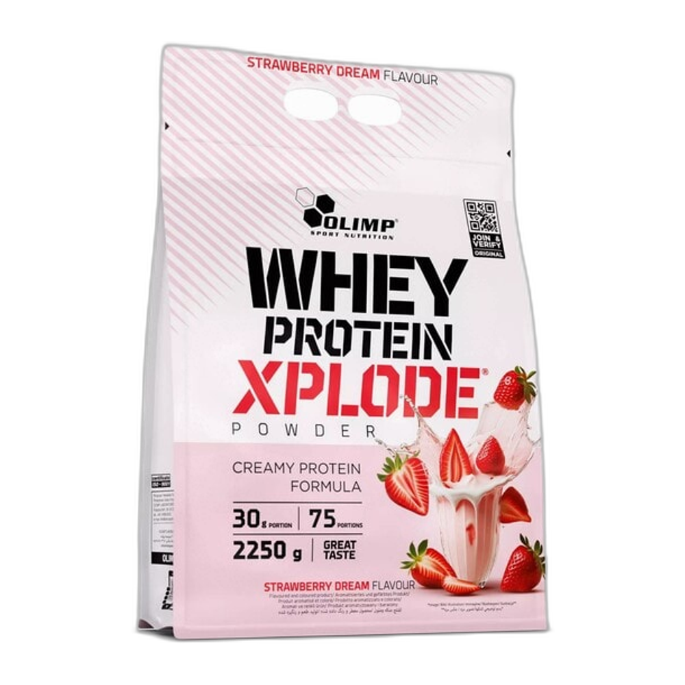 Olimp Nutrition Whey Protein Xplode, Strawberry Dream - 2250g