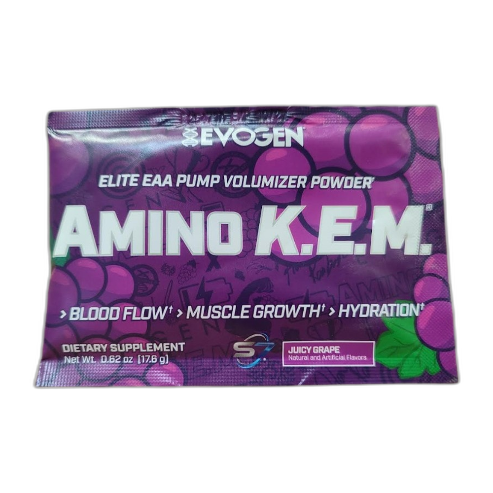 Evogen Amino K.E.M. EAA, Juicy Grape - 17.6g (1 serving)