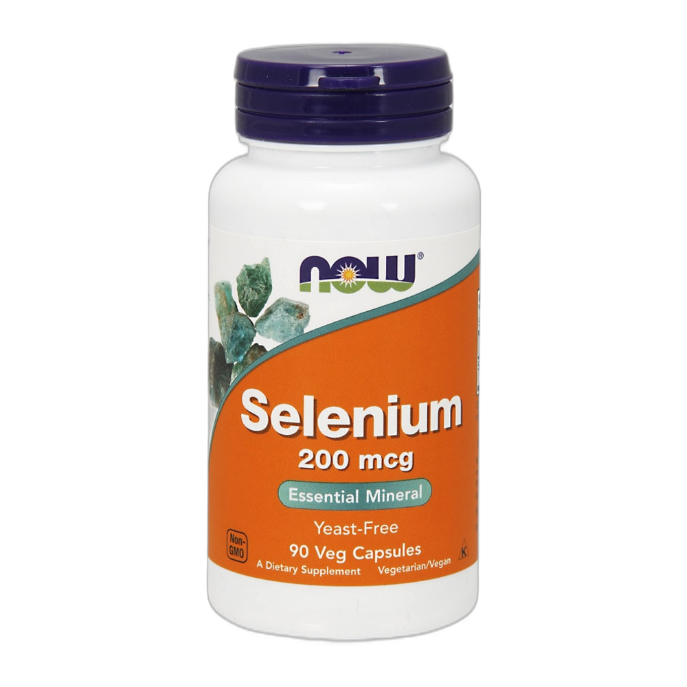 NOW Foods Selenium, 200mcg - 90 vcaps