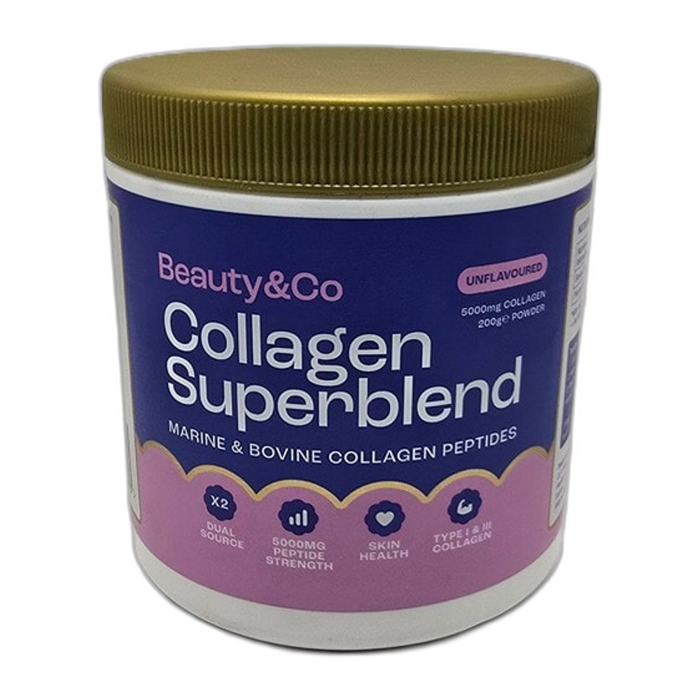 Beauty&CO Collagen Superblend, Unflavoured - 200g