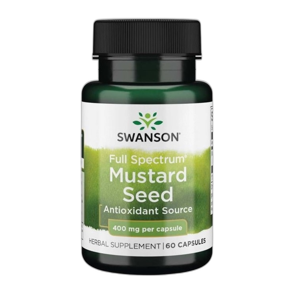 Swanson Full Spectrum Mustard Seed, 400mg - 60 caps