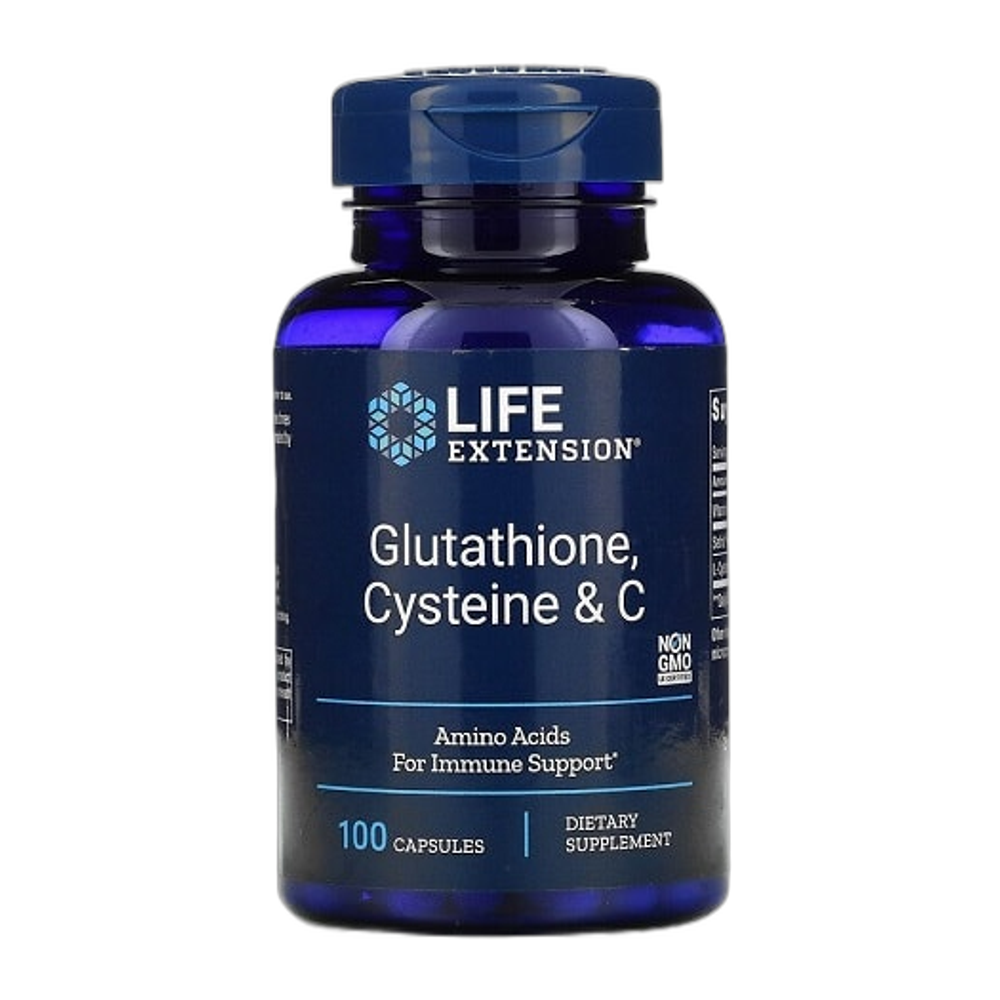 Life Extension Glutathione, Cysteine & C - 100 caps