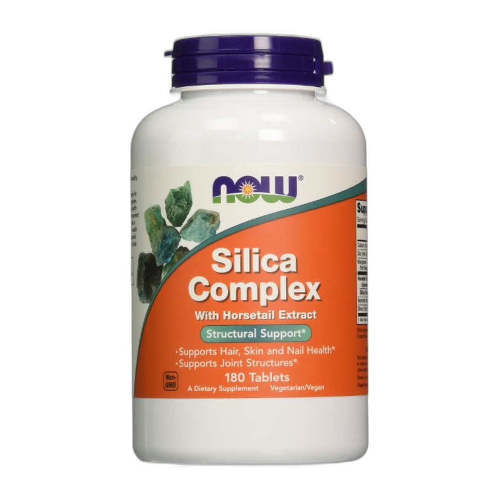 NOW Foods Silica Complex with Horsetail Extract - 180 tablets