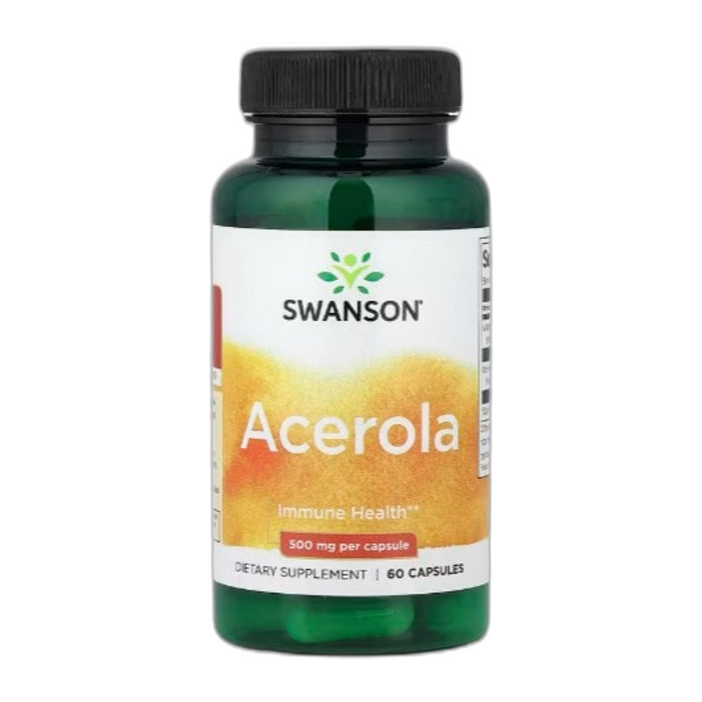 Swanson Acerola, 500mg - 60 caps