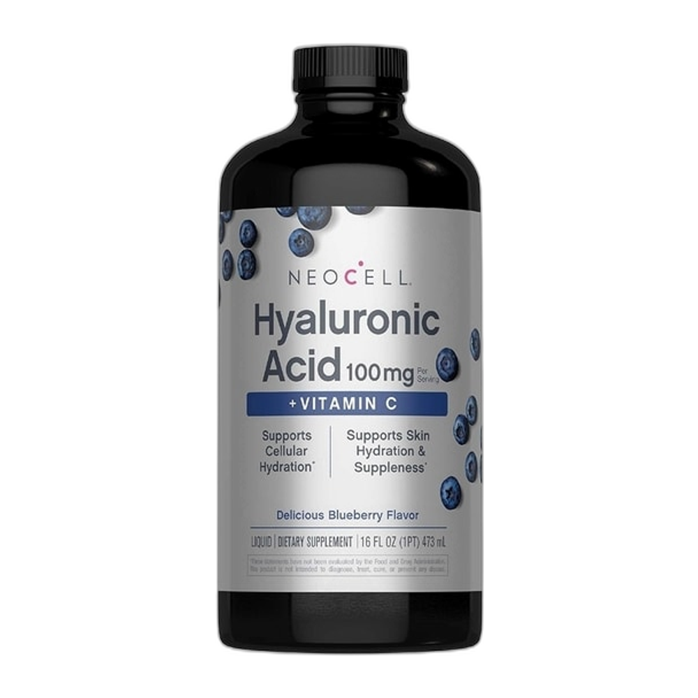 NeoCell Hyaluronic Acid Liquid, Blueberry - 473 ml.