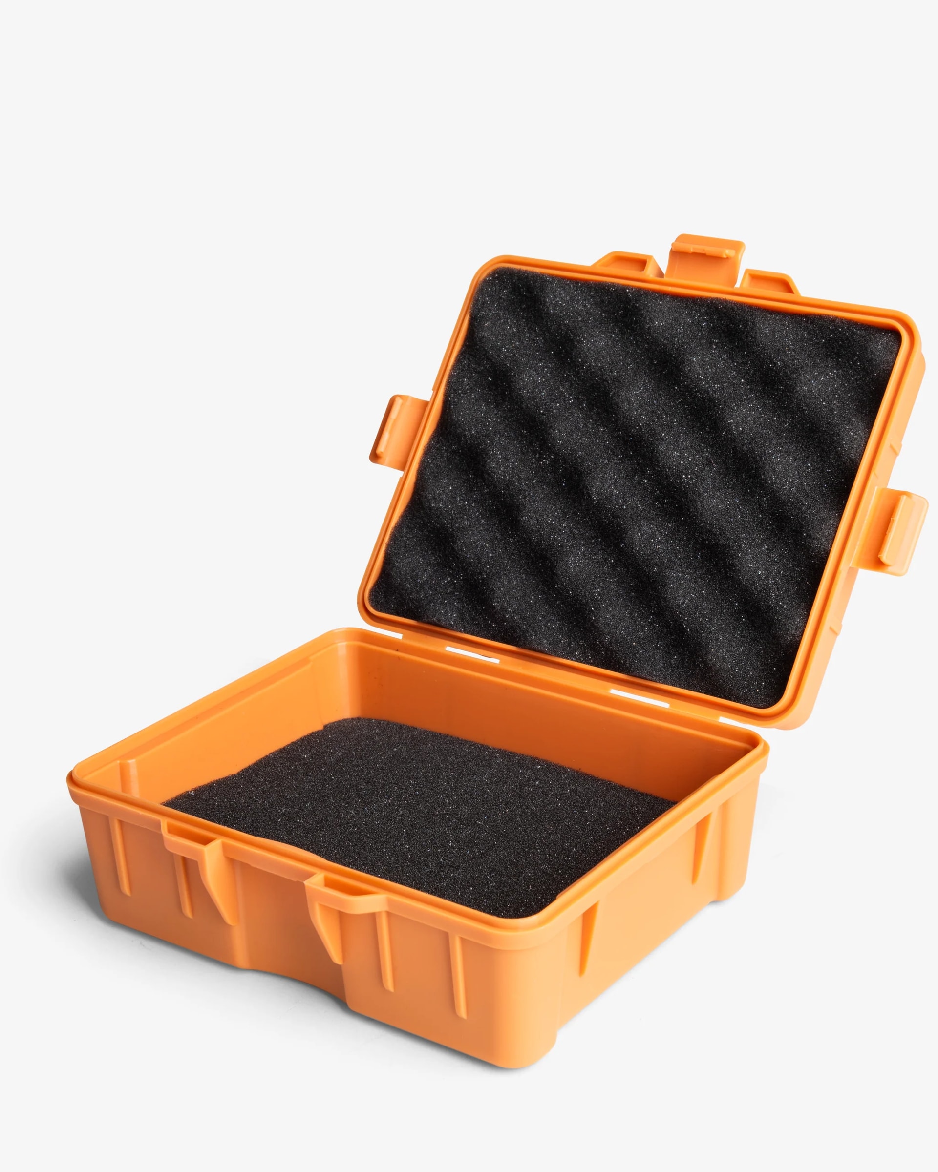 SmartShake Chalk Block Box, oranž – avatud, vahtkummist sisu