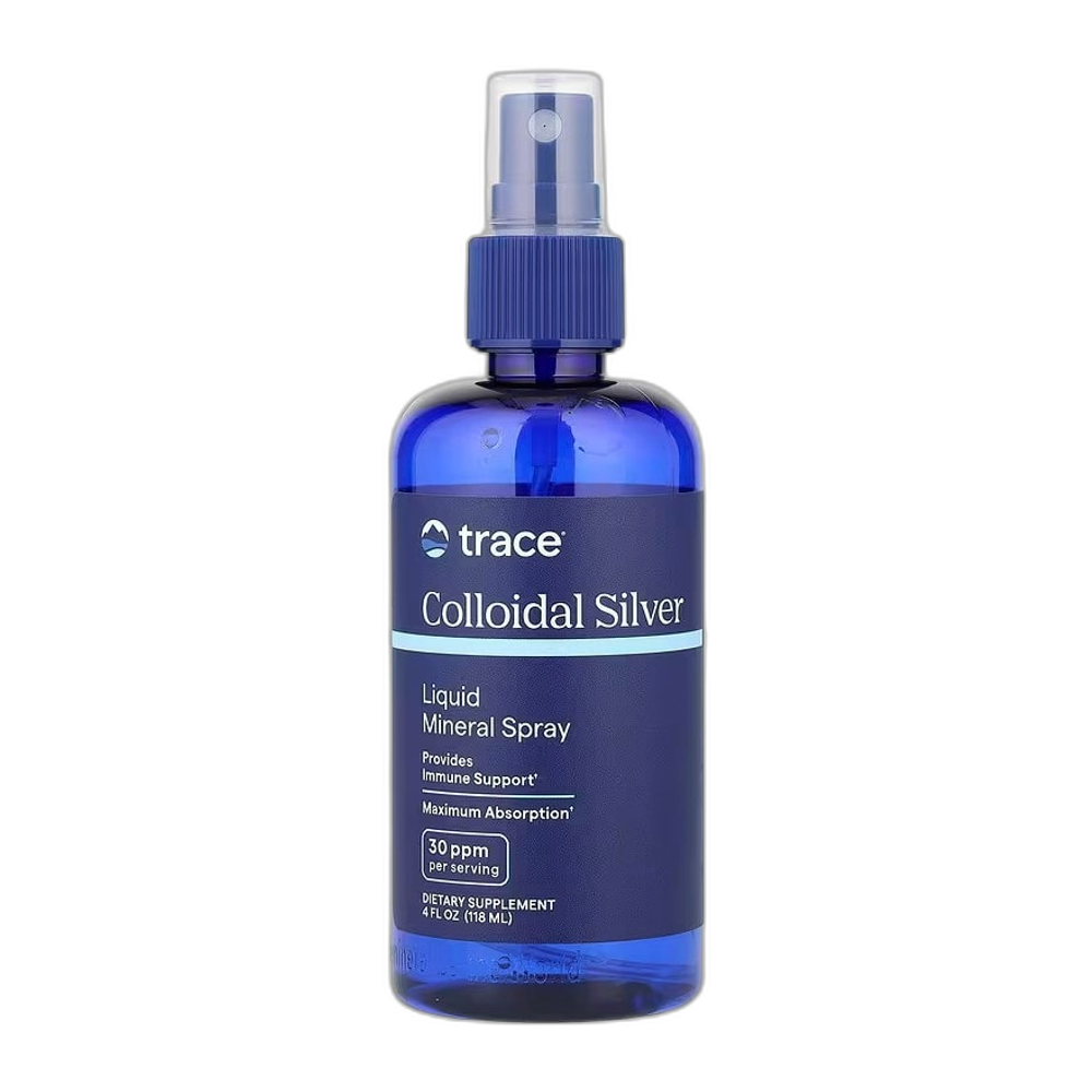 Trace Minerals Colloidal Silver Spray, 30ppm - 118 ml.