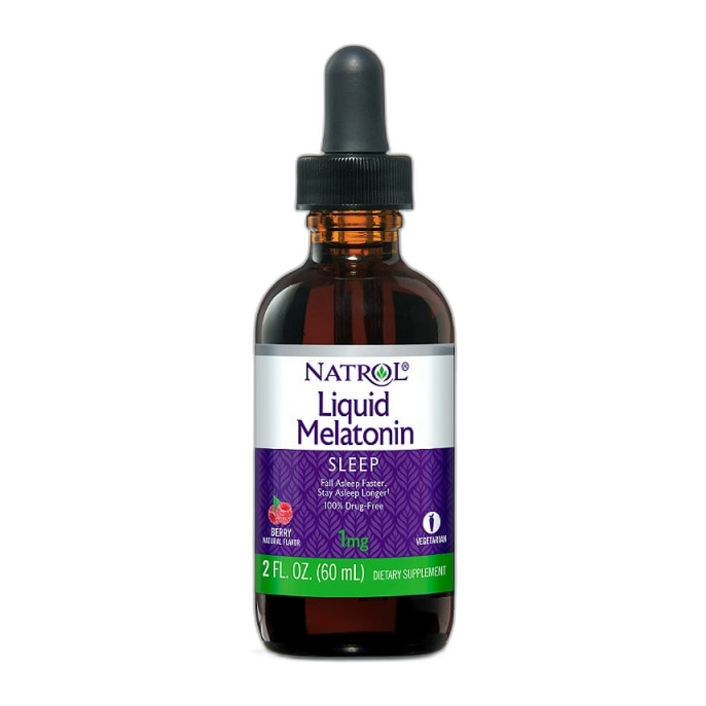 Natrol Liquid Melatonin, Berry - 60 ml.