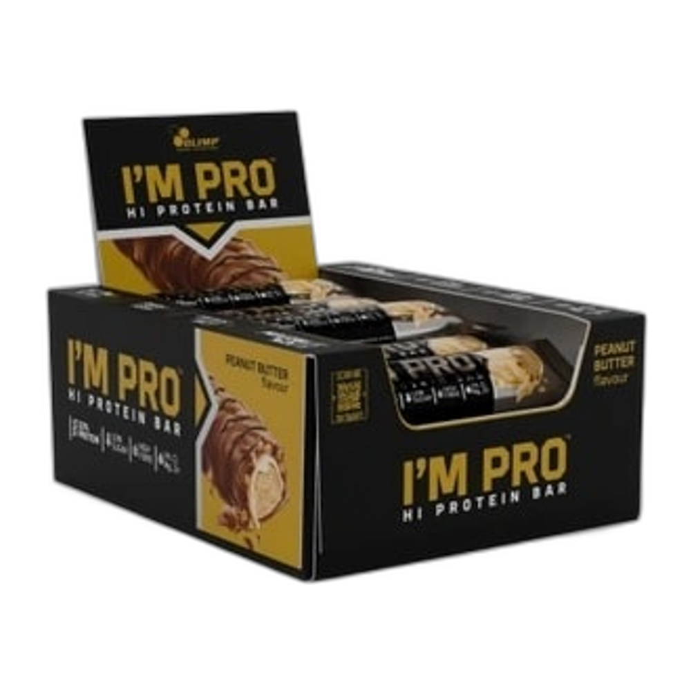 Olimp Nutrition I'm Pro Protein Bar, Peanut Butter - 15 x 40g