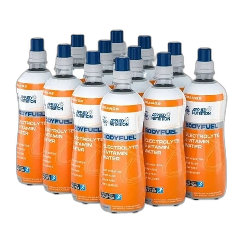 Applied Nutrition Bodyfuel Electrolyte & Vitamin Water, Orange - 12 x 500 ml.