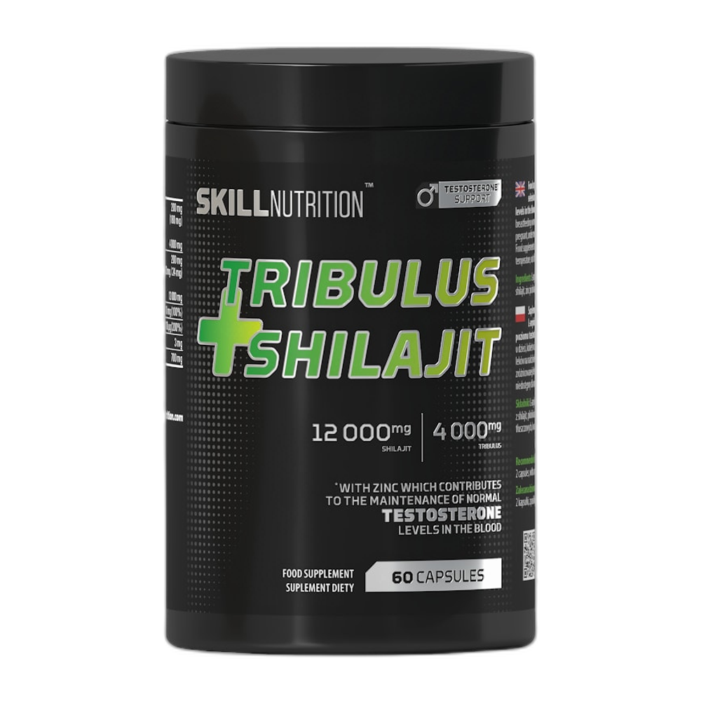 Skill Nutrition Tribulus + Shilajit - 60 vegan caps