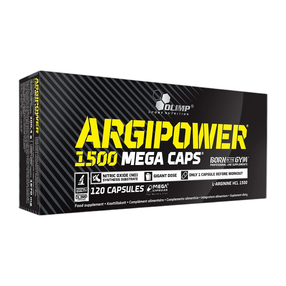 Olimp Nutrition Argi Power 1500, Mega Caps - 120 caps
