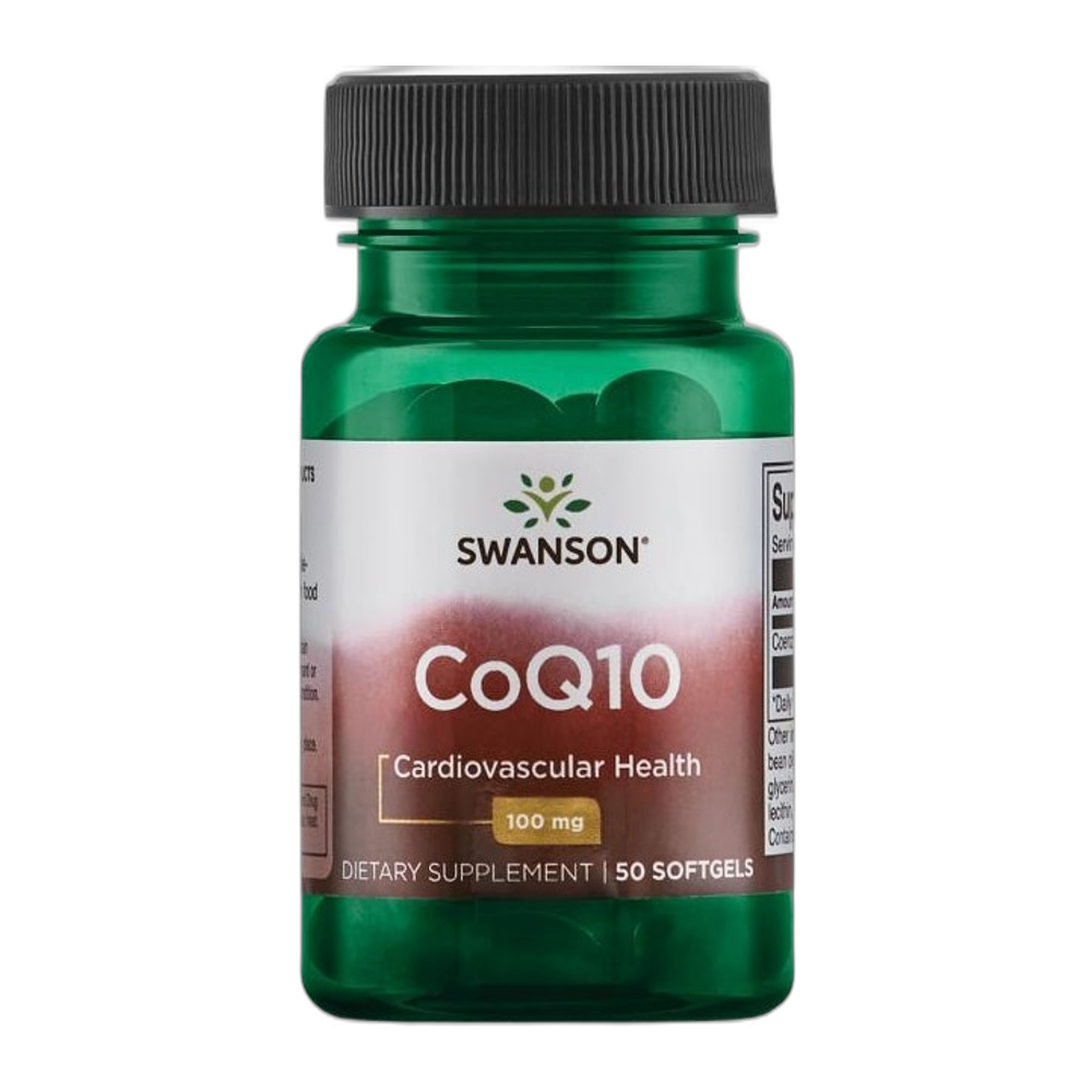 Swanson CoQ10, 100mg - 50 softgels