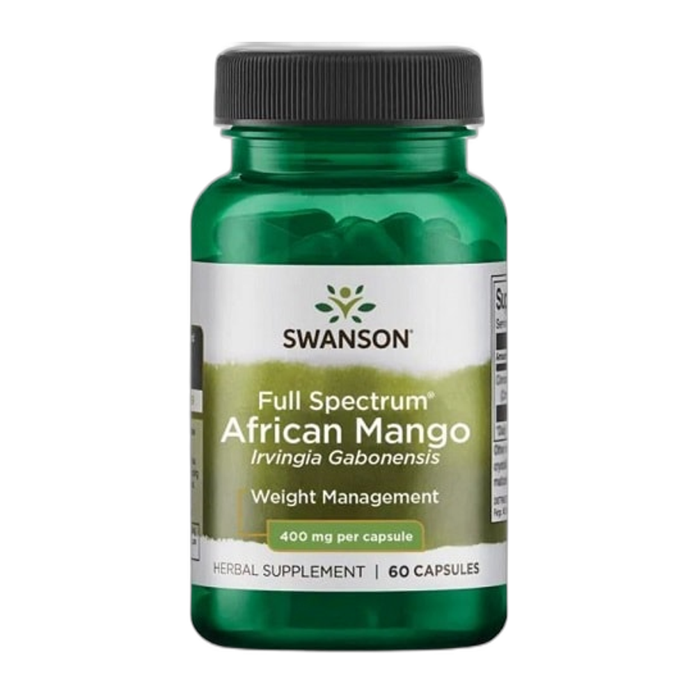 Swanson Full Spectrum African Mango (Irvingia Gabonensis), 400mg - 60 caps