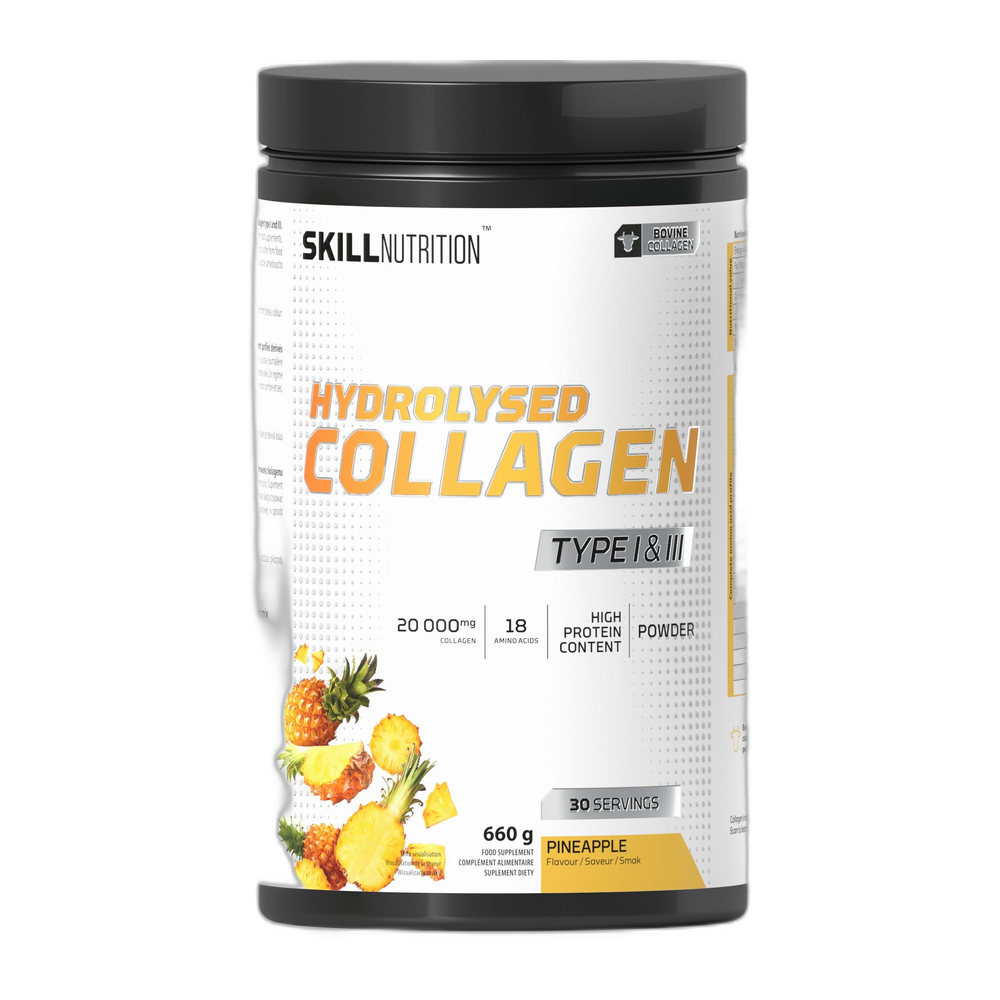 Skill Nutrition Hydrolysed Collagen Type I & III, Pineapple - 660g