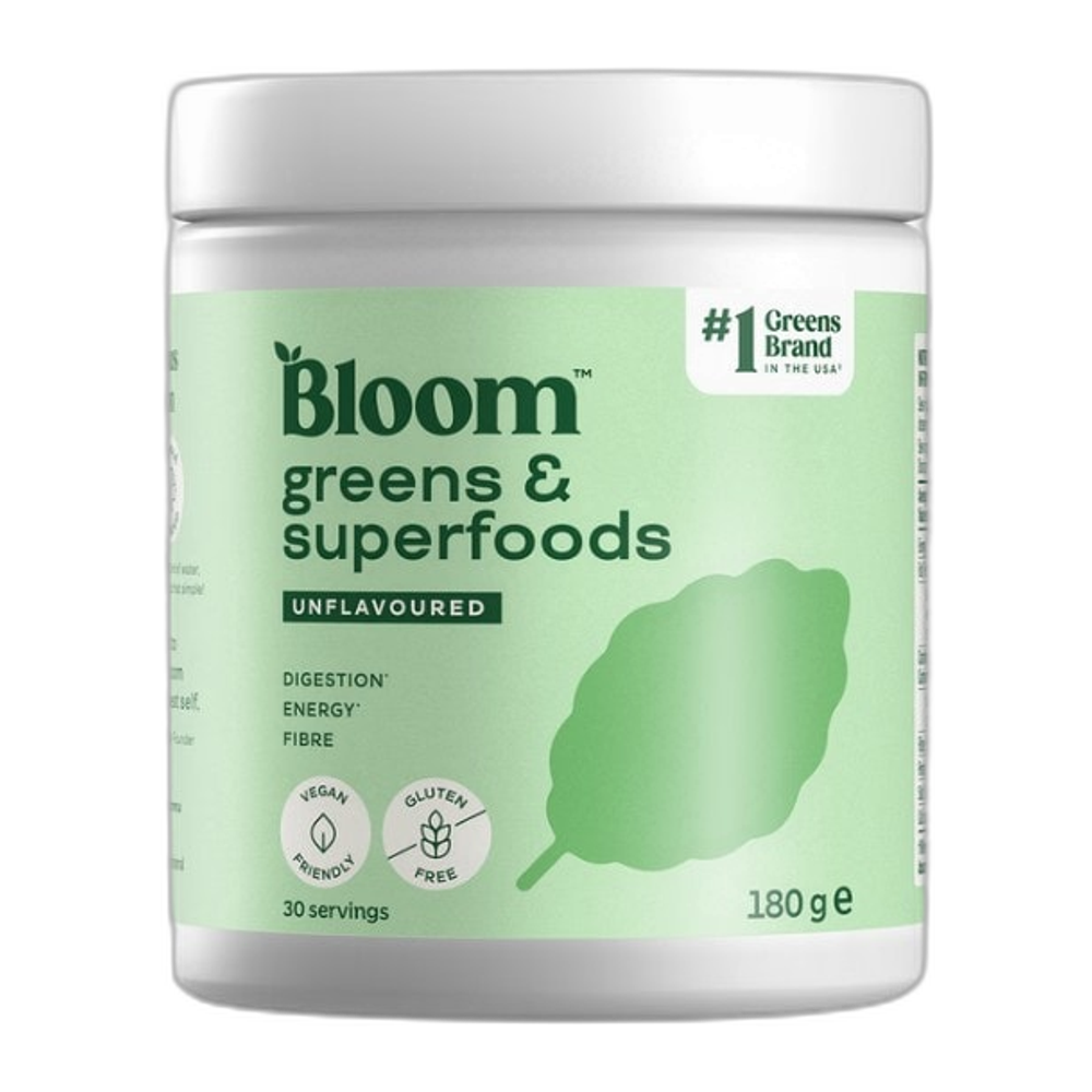 Bloom Greens & Superfoods, Unflavored - 180g