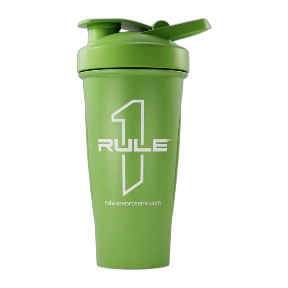 Rule One R1 Outlined Logo Shaker Cup, Green - 600 ml.