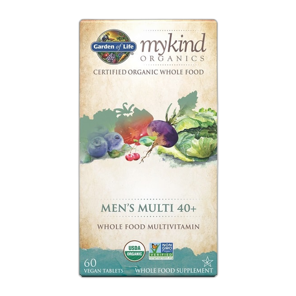 Garden of Life Mykind Men's Multi 40+ - 60 vegan tablets