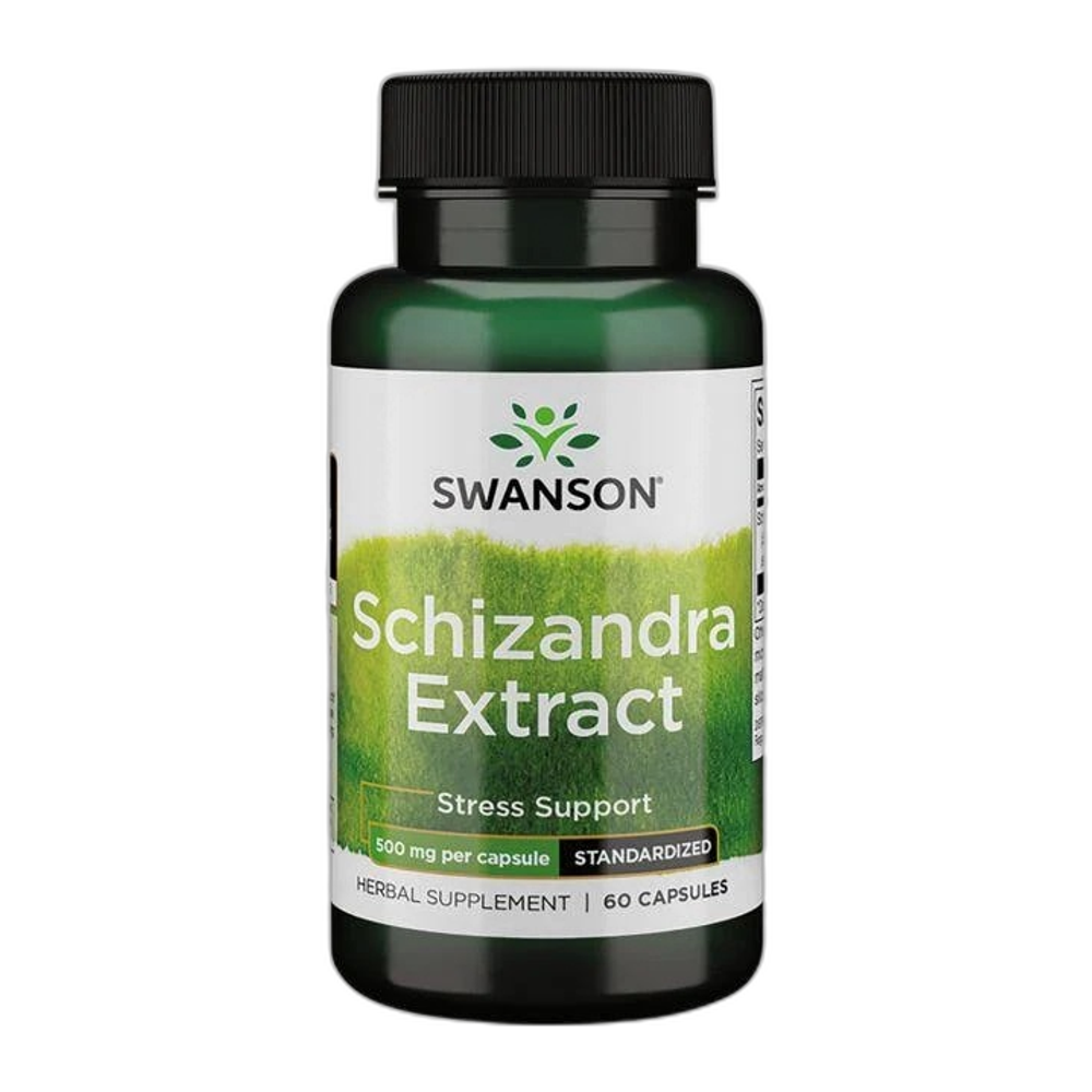 Swanson Schizandra Extract, 500mg - 60 caps