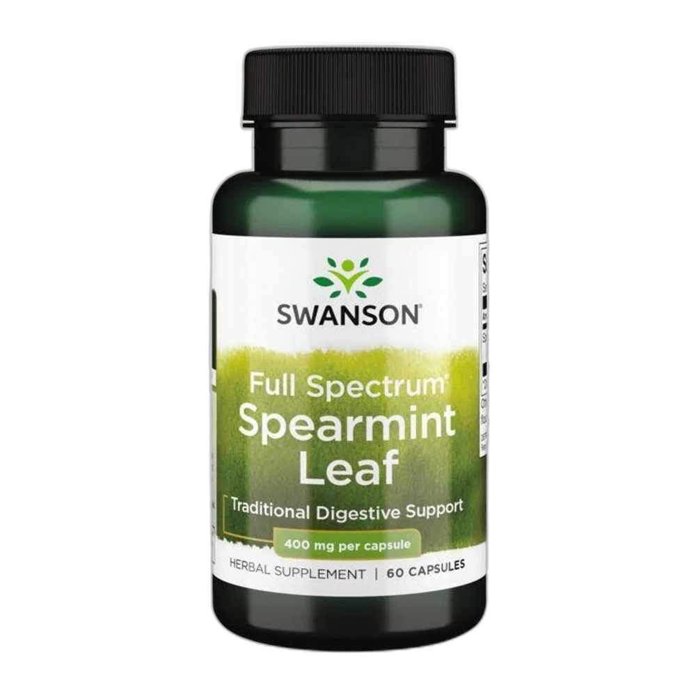Swanson Full Spectrum Spearmint Leaf, 400mg - 60 caps