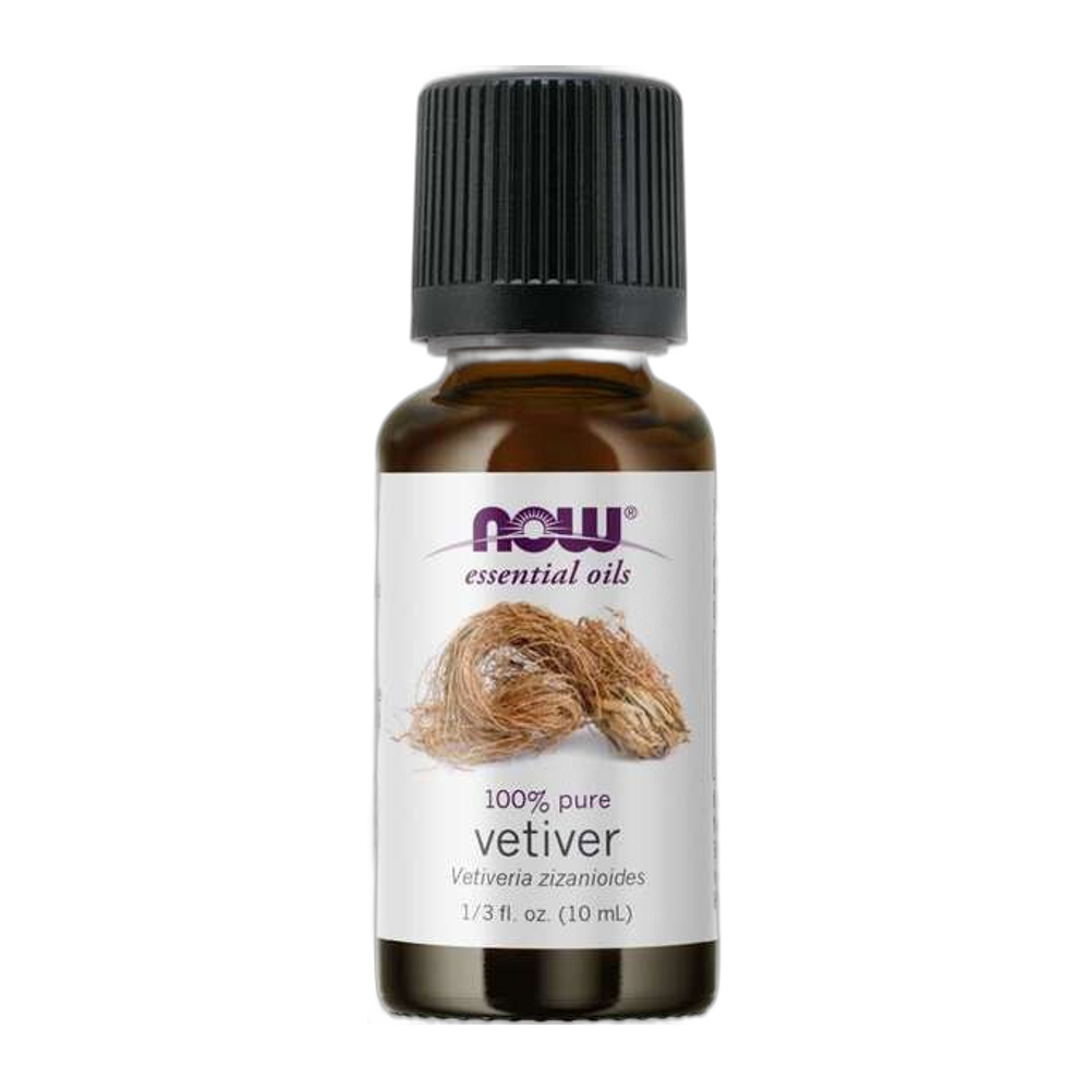 NOW Foods Essential Oil, Vetiver Oil - 10 ml.