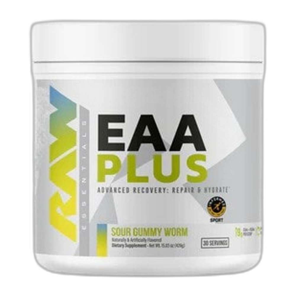 Raw Nutrition EAA Plus, Sour Gummy Worm - 426g