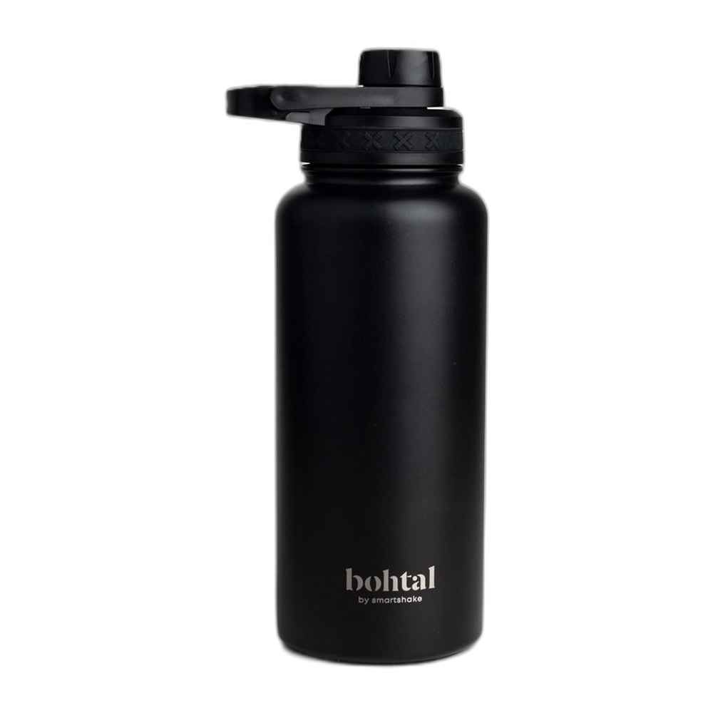 SmartShake Bohtal Insulated Sports Bottle, Black - 960 ml.