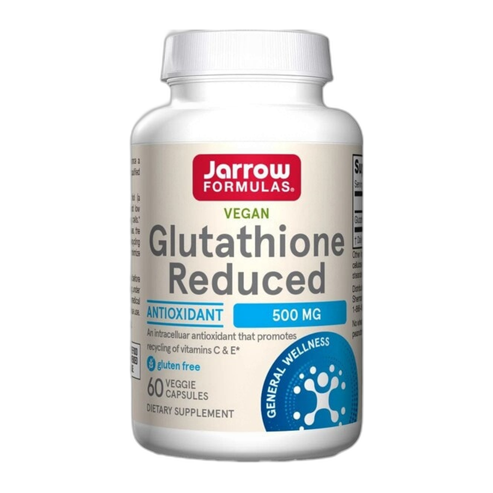 Jarrow Formulas Glutathione Reduced, 500mg - 60 vcaps