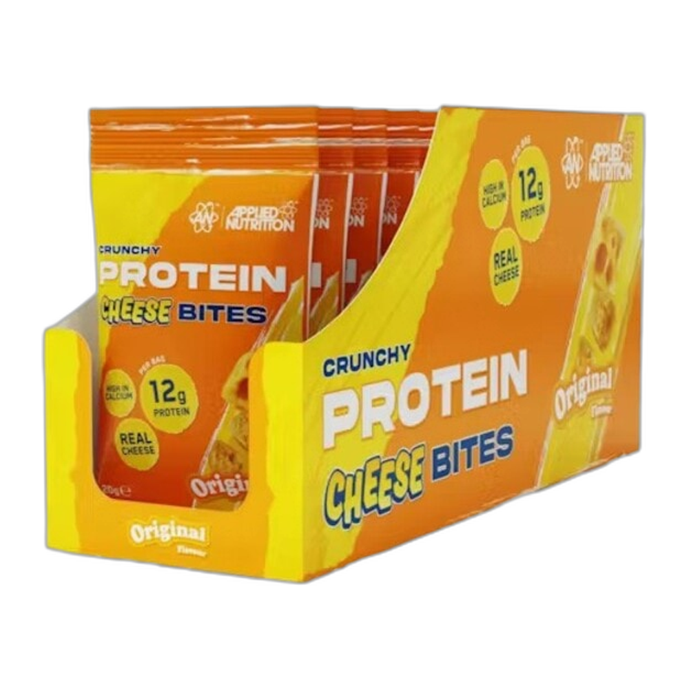 Applied Nutrition Crunchy Protein Cheese Bites, Original - 10 x 20g