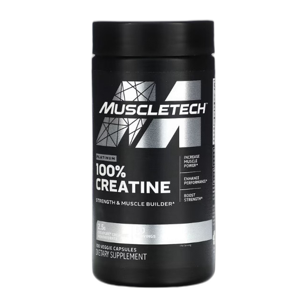 MuscleTech Platinum 100% Creatine - 100 vcaps