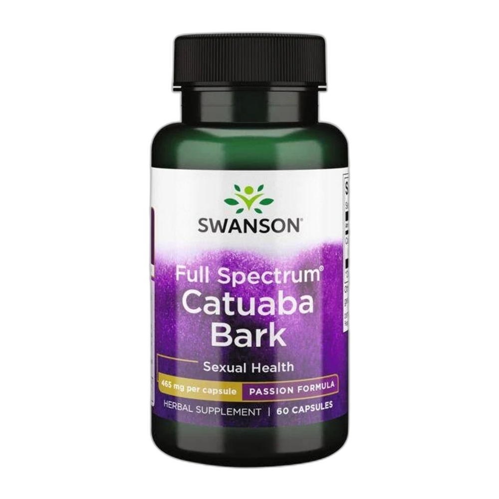 Swanson Full Spectrum Catuaba Bark, 465mg - 60 caps