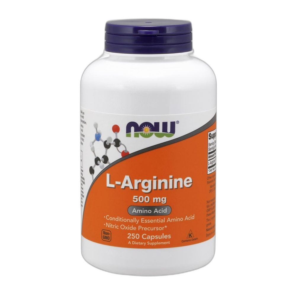 NOW Foods L-Arginine, 500mg - 250 caps