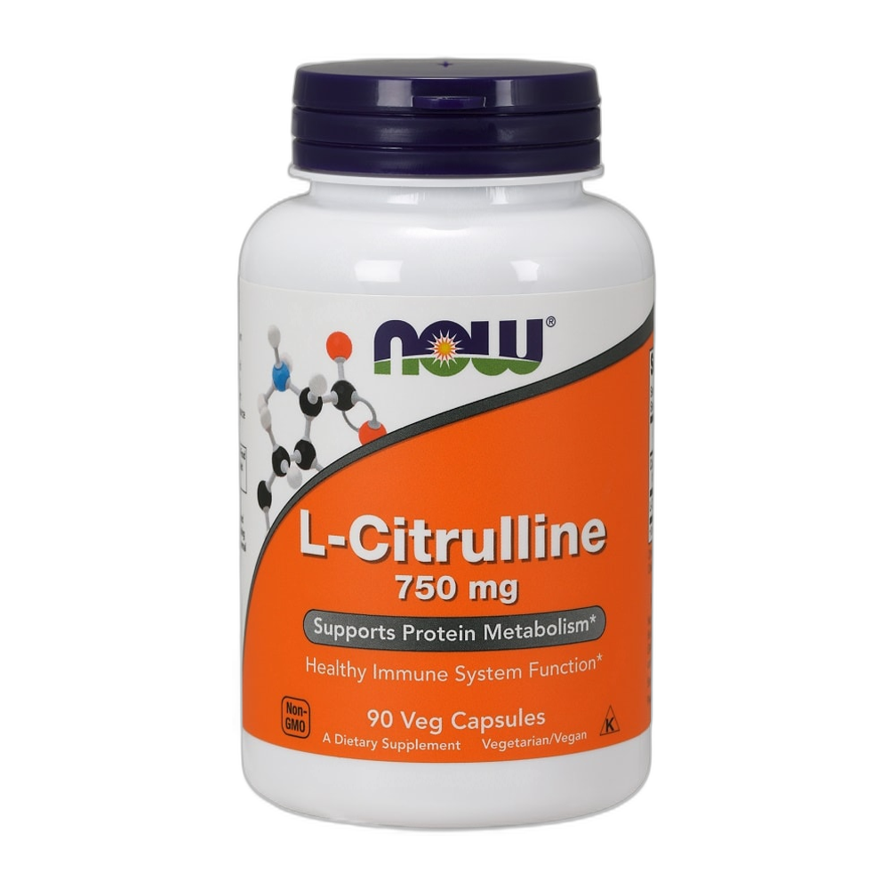 NOW Foods L-Citrulline, 750mg - 90 vcaps