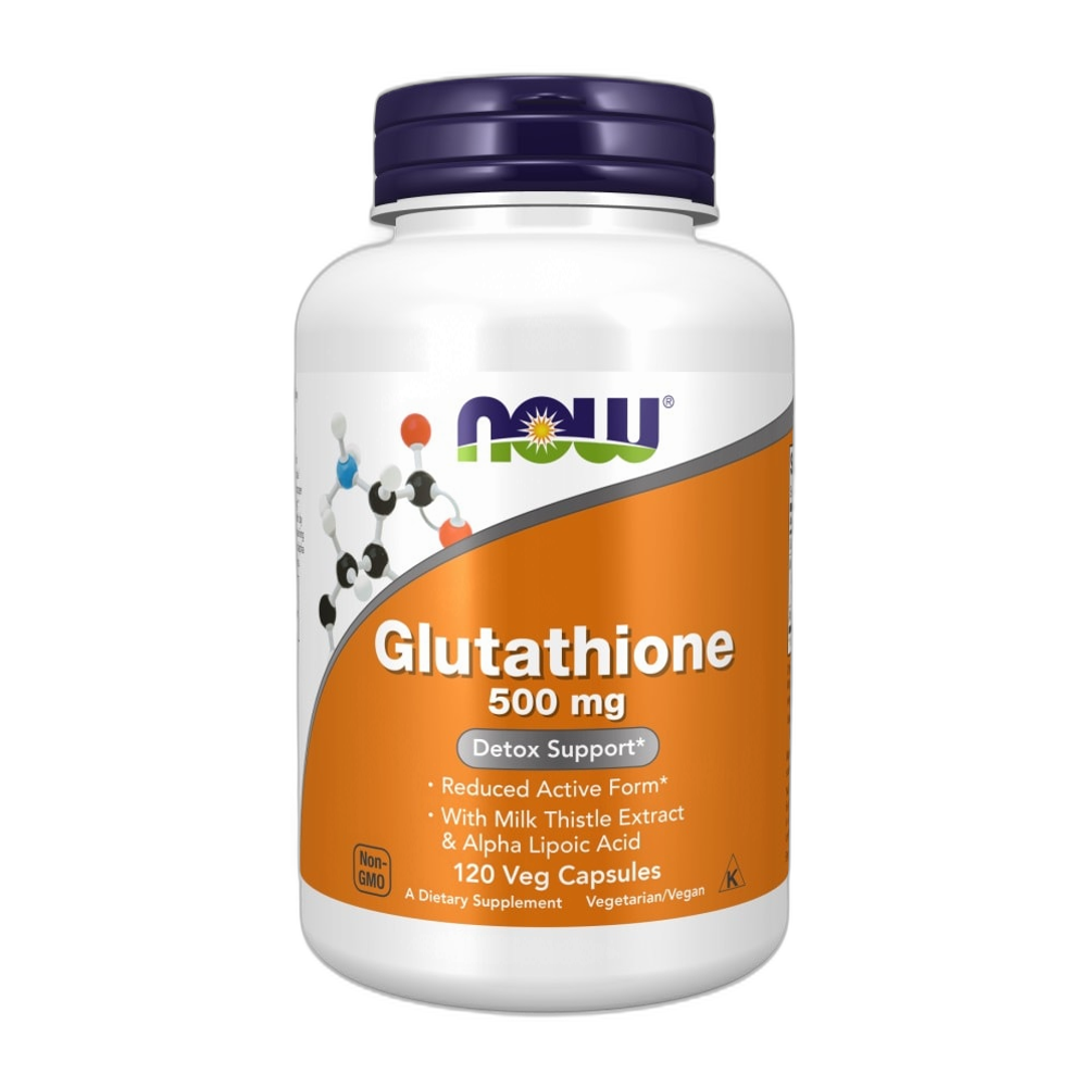 NOW Foods Glutathione, 500mg - 120 vcaps