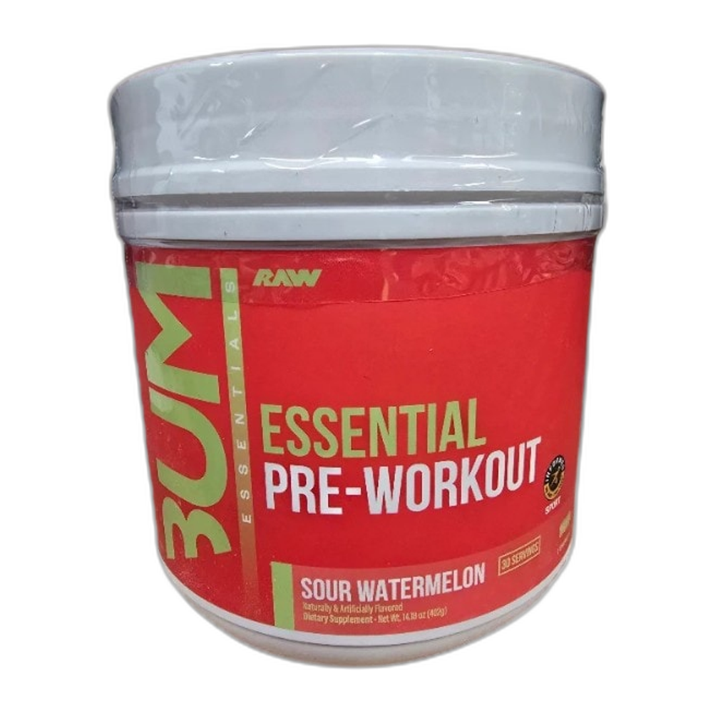 Raw Nutrition CBUM Essential Pre-Workout, Sour Watermelon - 402g