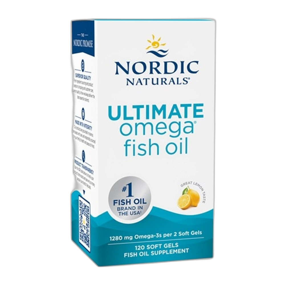 Nordic Naturals Ultimate Omega, 1280mg Lemon (EAN 768990891076) - 120 softgels
